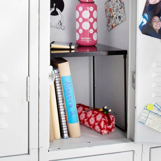 Best ideas about DIY Locker Shelf
. Save or Pin Gear Up Black Locker Shelf from PBteen Now.