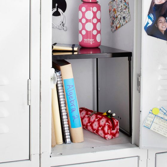 Best ideas about DIY Locker Shelves
. Save or Pin Gear Up Black Locker Shelf from PBteen Now.