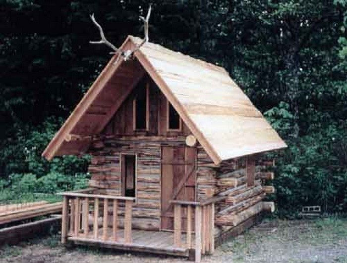 Best ideas about DIY Log Cabin
. Save or Pin How to Build a Log Cabin Playhouse Now.