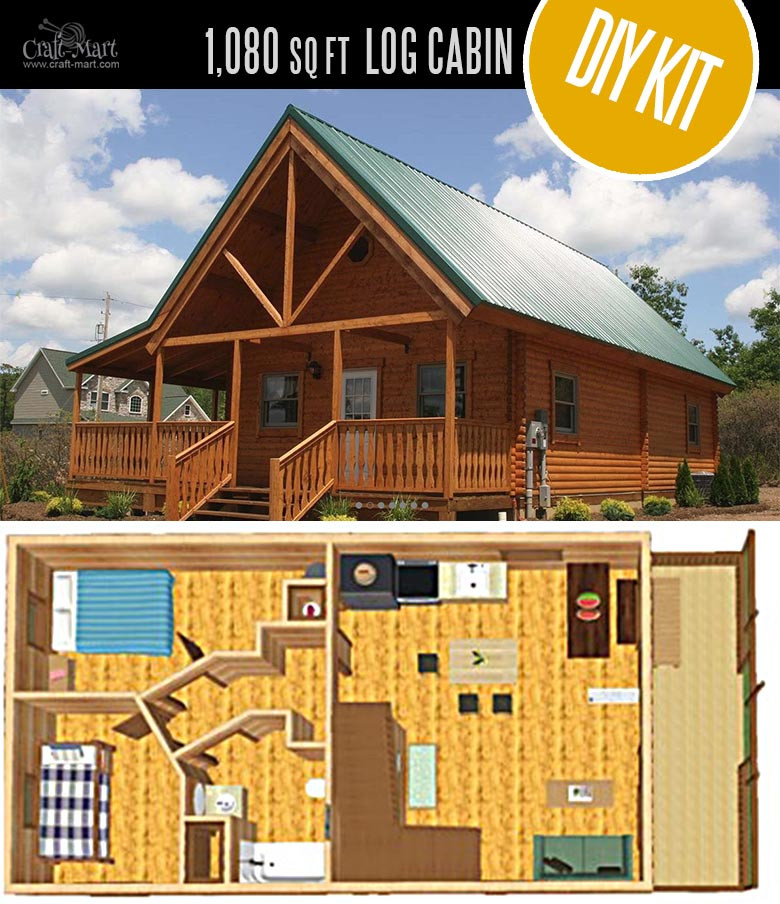 Best ideas about DIY Log Cabin Kit
. Save or Pin Tiny Log Cabin Kits Easy DIY Project Craft Mart Now.