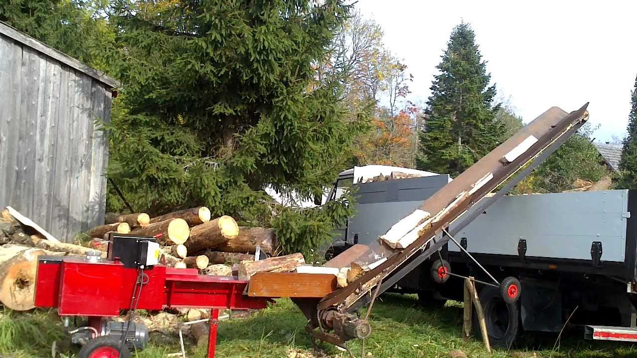 Best ideas about DIY Log Splitter
. Save or Pin Log Splitter improved and homemade conveyor Now.