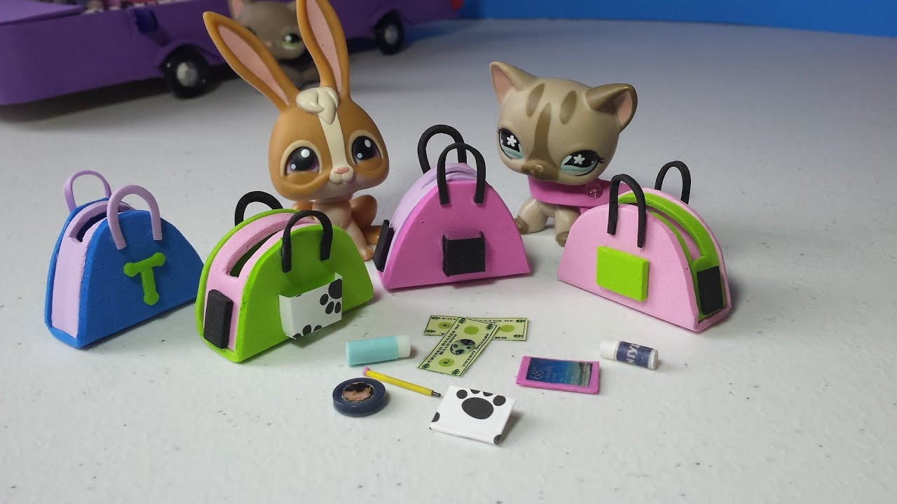 Best ideas about DIY Lps Accessories
. Save or Pin How to Make LPS Purses Handbags Plus Accessories Doll DIY Now.