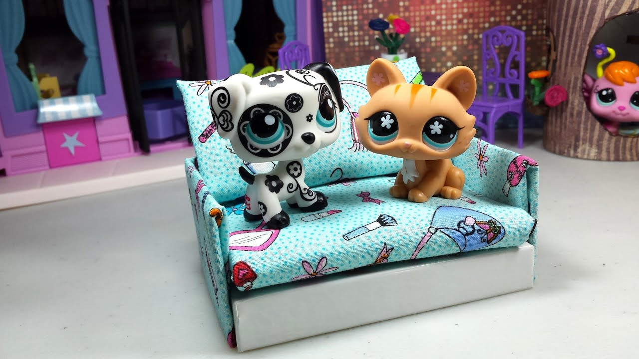 Best ideas about DIY Lps Accessories
. Save or Pin How to Make a Tiny LPS Sofa Couch ♦ Dollhouse Furniture Now.