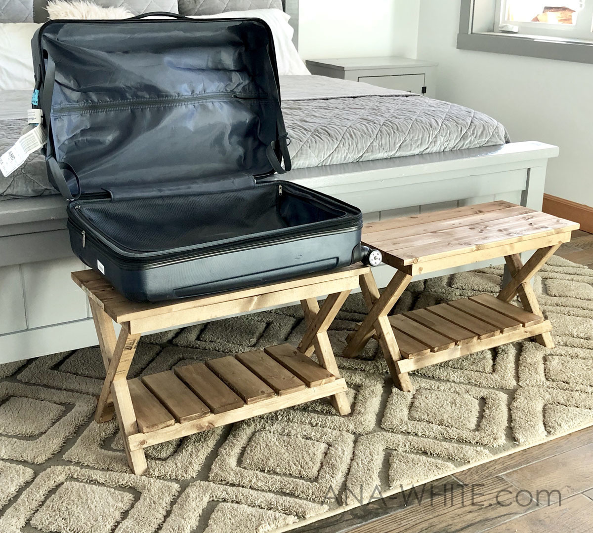 Best ideas about DIY Luggage Rack
. Save or Pin Ana White Now.