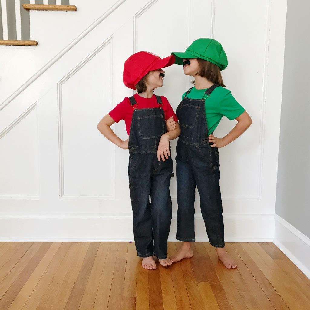 Best ideas about DIY Luigi Costume
. Save or Pin Easy DIY Kids Halloween Costumes Mario and Luigi Now.