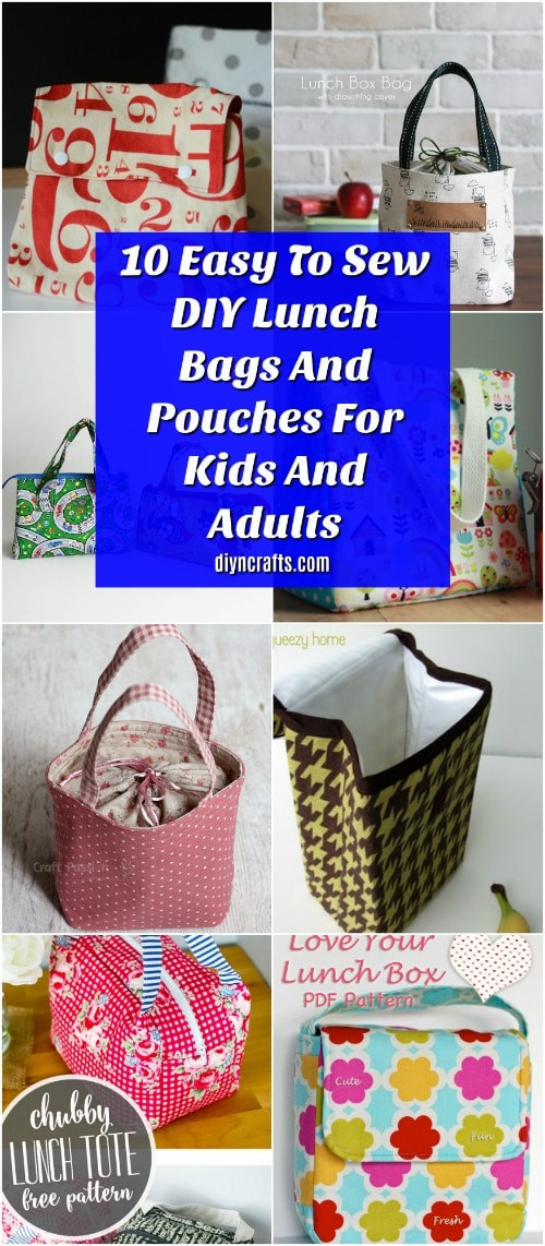 Best ideas about DIY Lunch Bag
. Save or Pin 10 Easy To Sew DIY Lunch Bags And Pouches For Kids And Now.