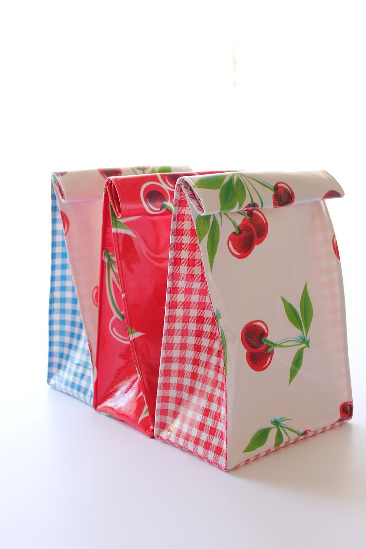 Best ideas about DIY Lunch Bag
. Save or Pin Oilcloth Lunch Bags I wanted an Easter sewing project Now.