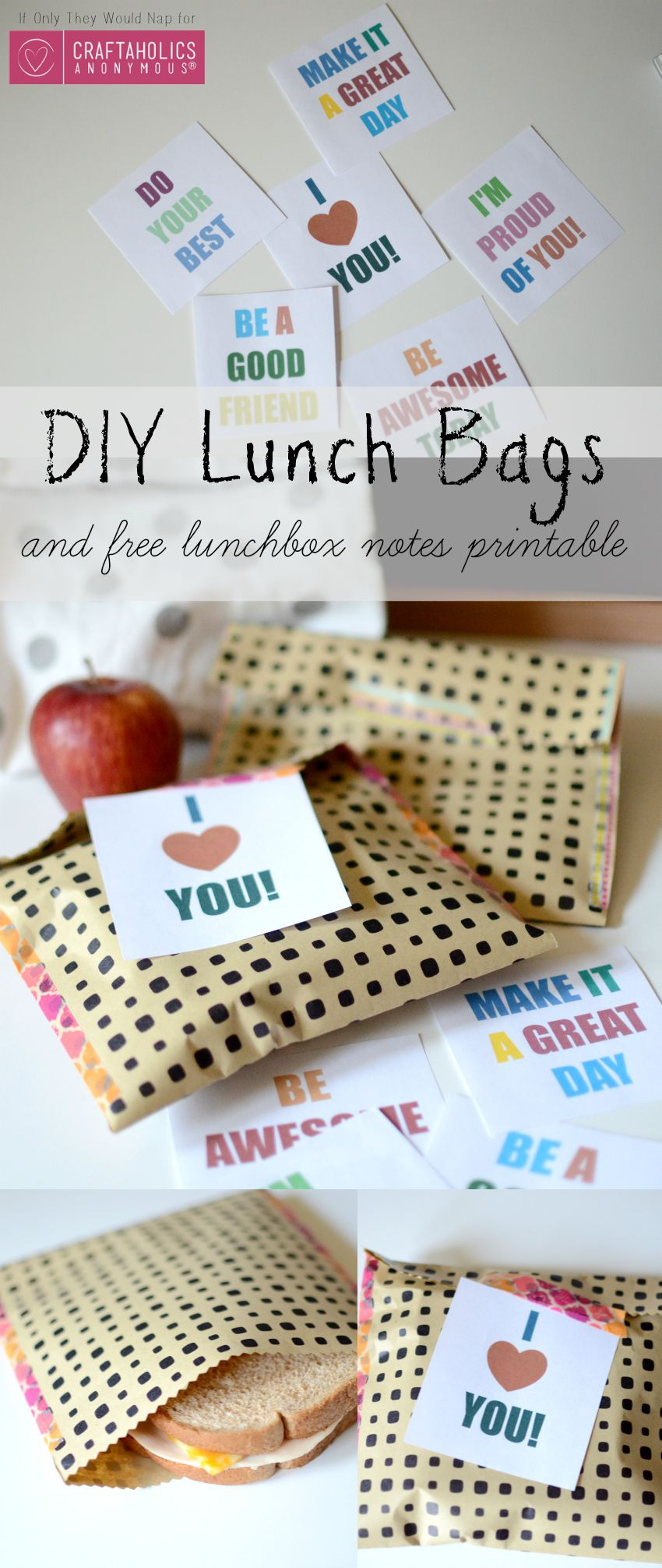 Best ideas about DIY Lunch Bag
. Save or Pin Craftaholics Anonymous Now.