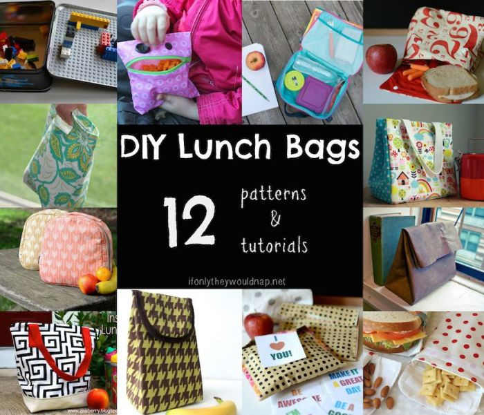 Best ideas about DIY Lunch Bags
. Save or Pin 12 DIY Lunchbag patterns and tutorials sew and no sew Now.