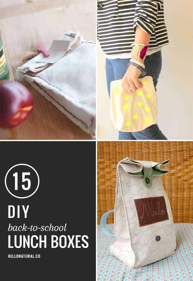 Best ideas about DIY Lunch Box
. Save or Pin 15 Back to School DIY Lunch Boxes and Bags Now.