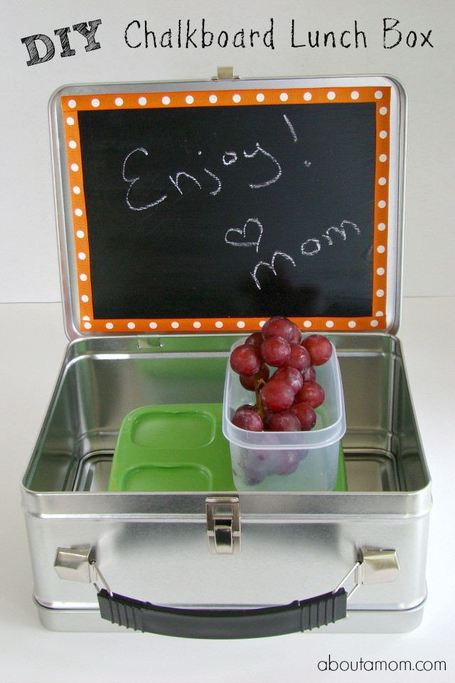 Best ideas about DIY Lunch Box
. Save or Pin Back to School Chalkboard Lunch Box DIY About A Mom Now.