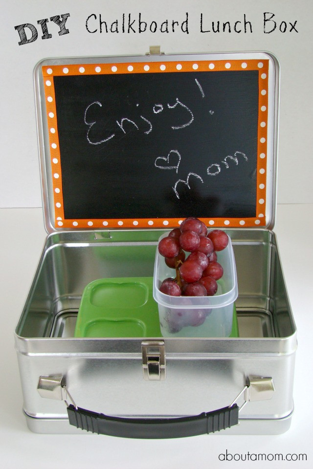 Best ideas about DIY Lunch Boxes
. Save or Pin Back to School Chalkboard Lunch Box DIY About A Mom Now.