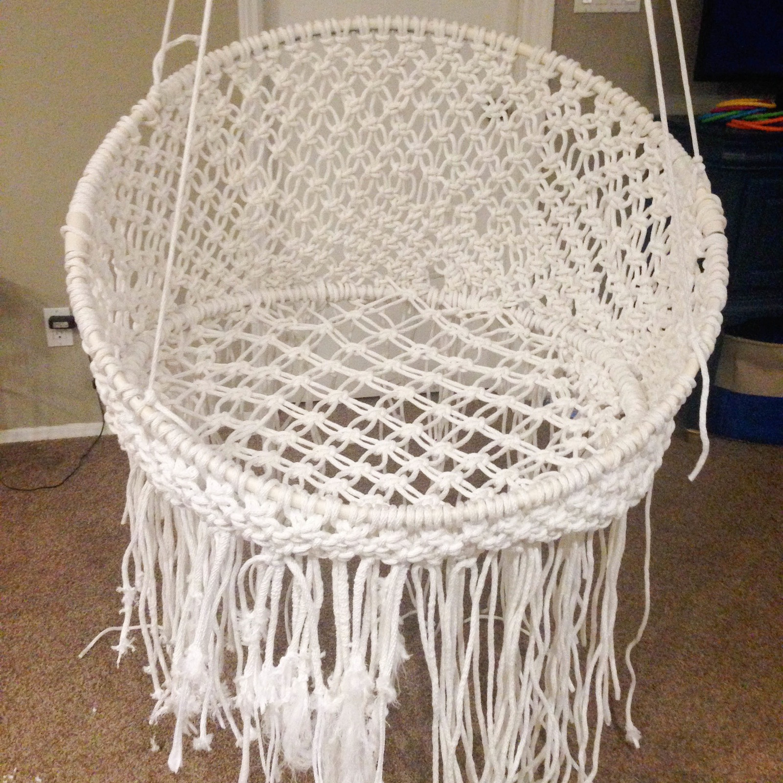 Best ideas about DIY Macrame Chair
. Save or Pin DIY Hanging Macramé Chair Now.