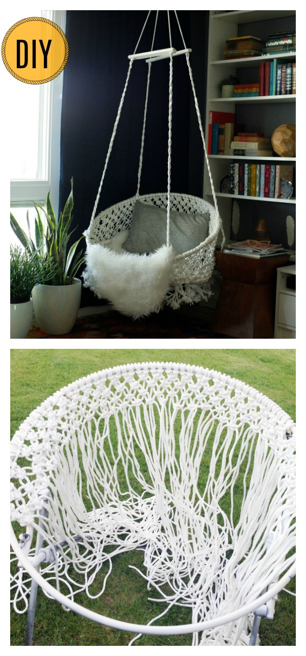 Best ideas about DIY Macrame Chair
. Save or Pin DIY Hanging Macrame Chair Now.