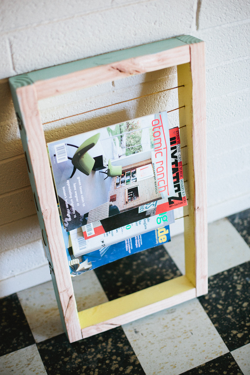 Best ideas about DIY Magazine Holder
. Save or Pin Magazine Rack DIY – A Beautiful Mess Now.