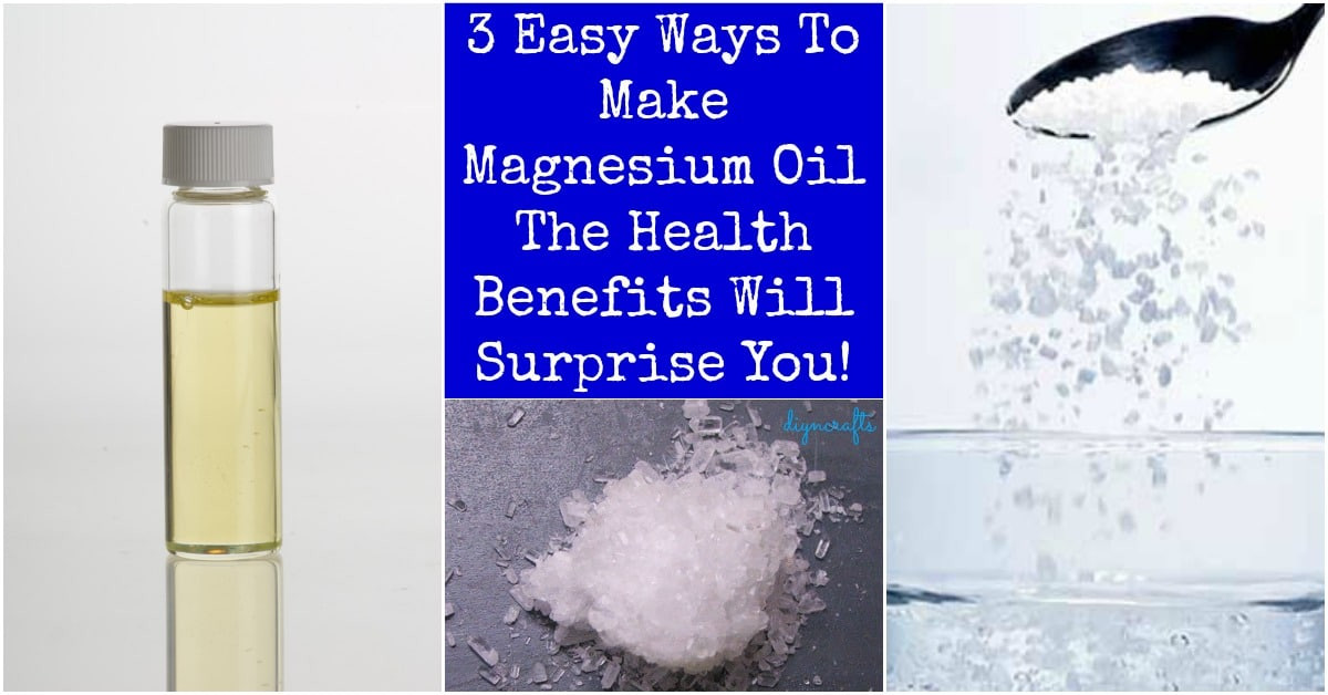 Best ideas about DIY Magnesium Oil
. Save or Pin 3 Easy Ways To Make Magnesium Oil – The Health Benefits Now.