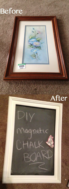 Best ideas about DIY Magnetic Chalkboard
. Save or Pin DIY Magnetic Chalkboard – My Life As Kim Now.