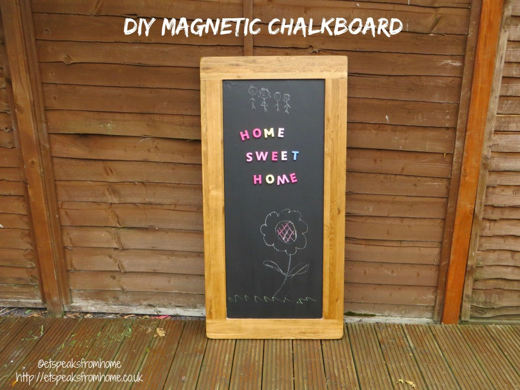 Best ideas about DIY Magnetic Chalkboard
. Save or Pin DIY Magnetic Chalkboard ET Speaks From Home Now.