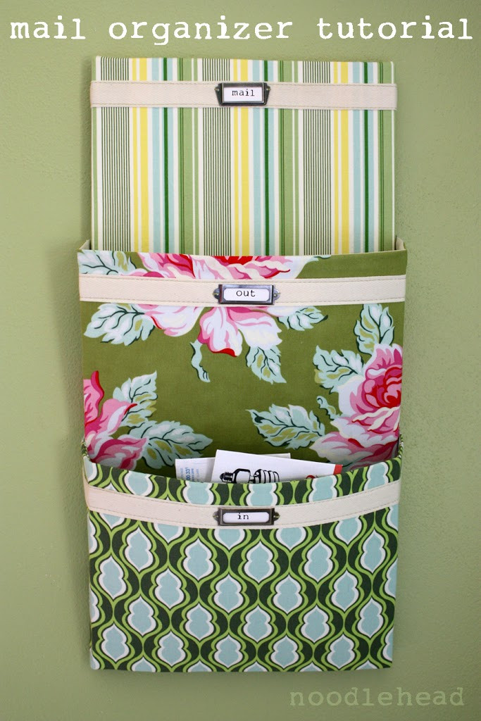 Best ideas about DIY Mail Organizer
. Save or Pin mail organizer tutorial Noodlehead Now.