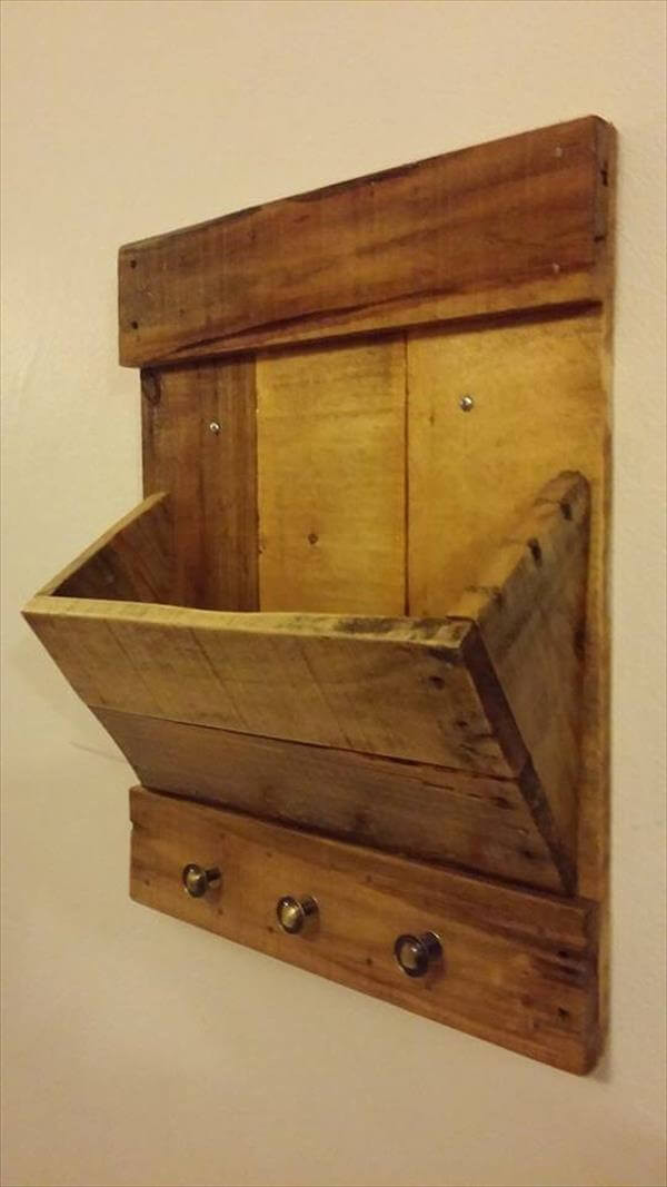 Best ideas about DIY Mail Organizer Wood
. Save or Pin DIY Pallet Mail Organizer Now.