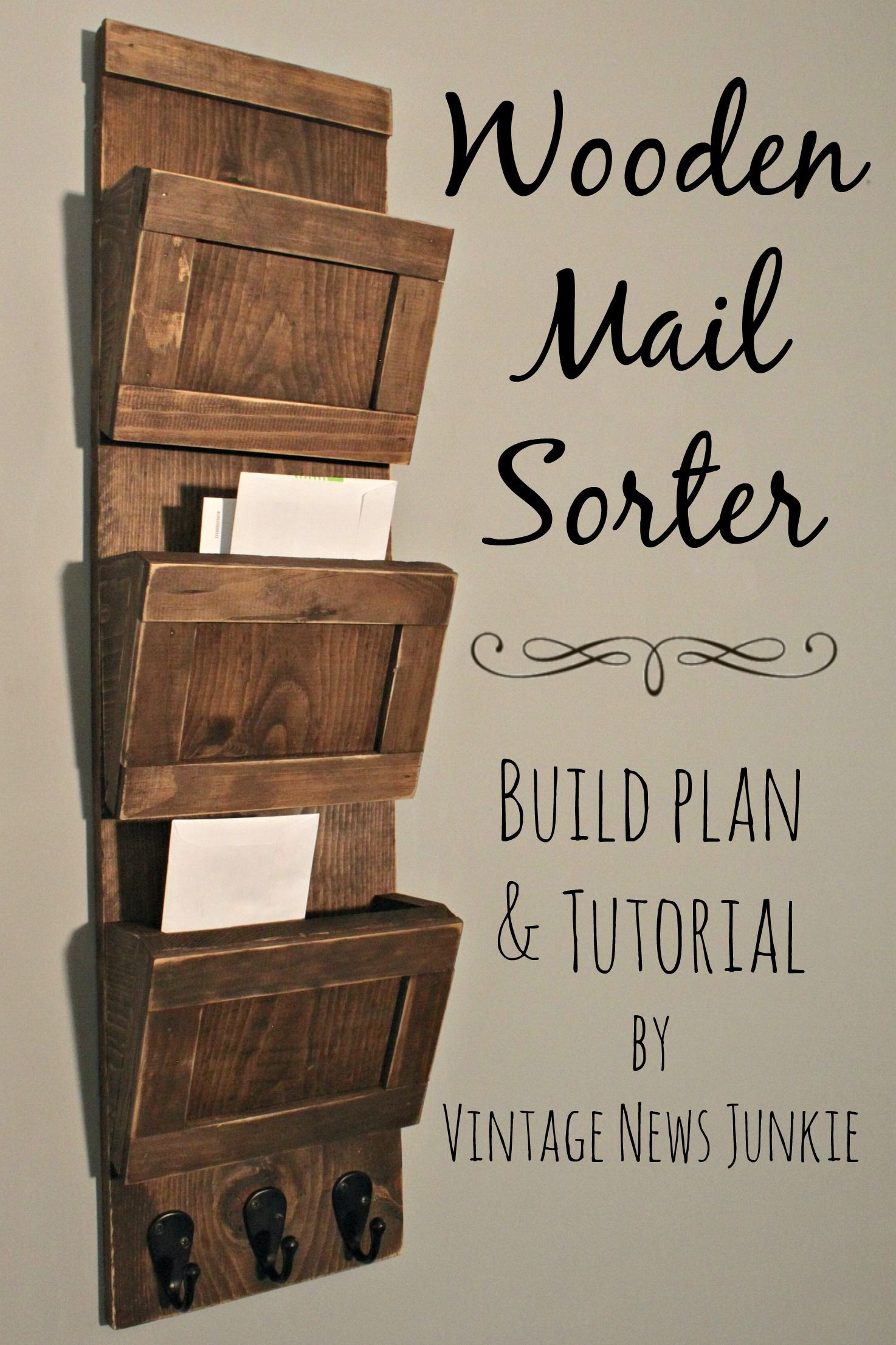 Best ideas about DIY Mail Organizer Wood
. Save or Pin Mail Sorter on Pinterest Now.