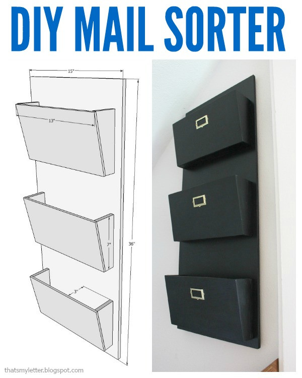 Best ideas about DIY Mail Sorter
. Save or Pin That s My Letter Mail Sorter Now.