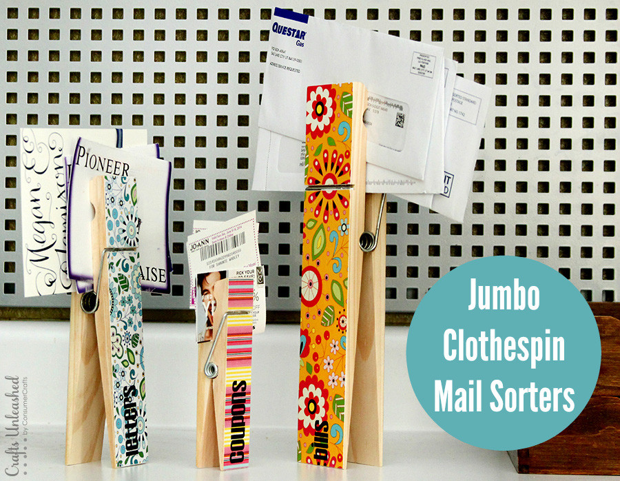 Best ideas about DIY Mail Sorter
. Save or Pin DIY Mail Sorter From Jumbo Clothespins Crafts Unleashed Now.