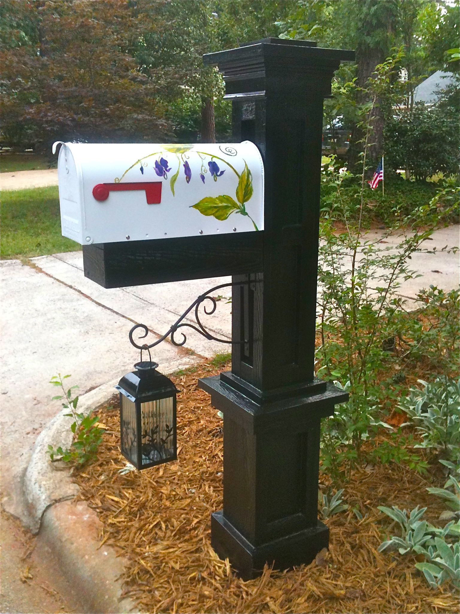 Best ideas about DIY Mailbox Ideas
. Save or Pin My husband built the post and I painted the mailbox you Now.