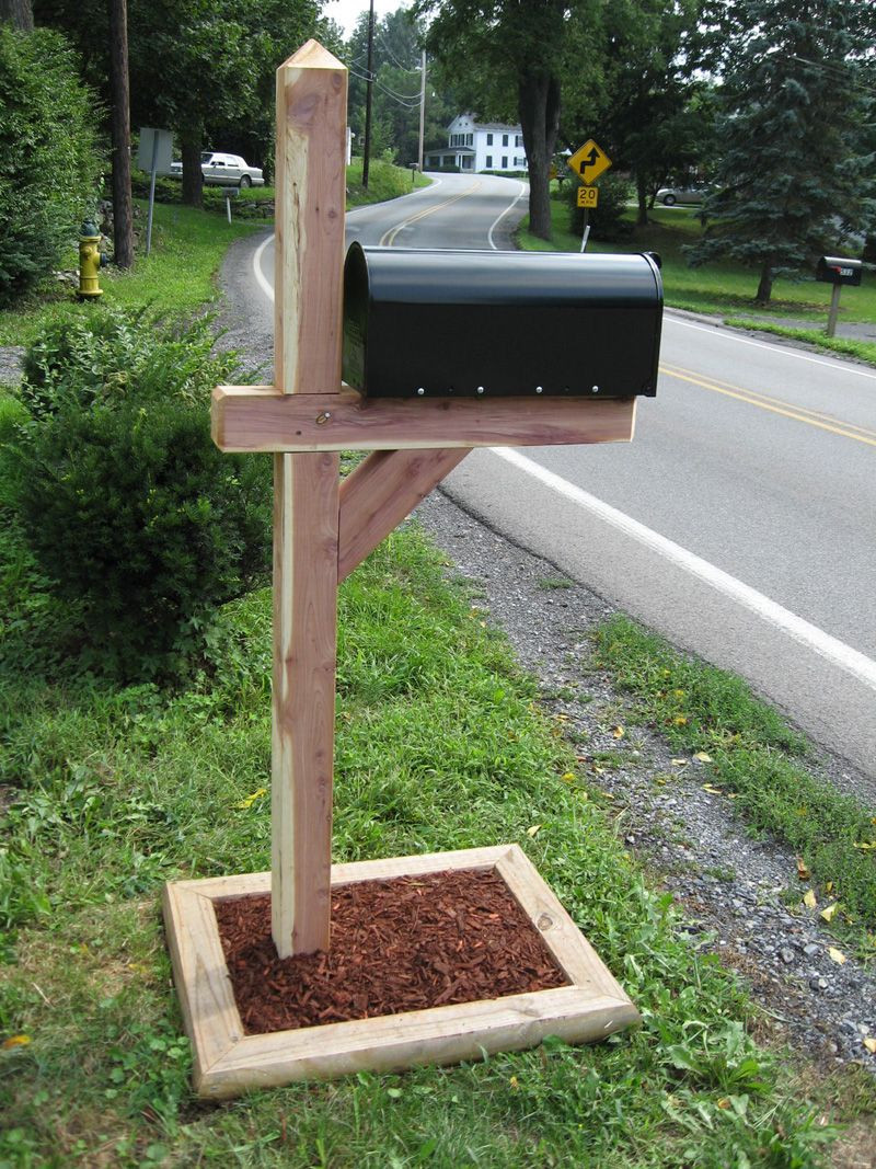 Best ideas about DIY Mailbox Post
. Save or Pin Cedar Post Stuff to Now.