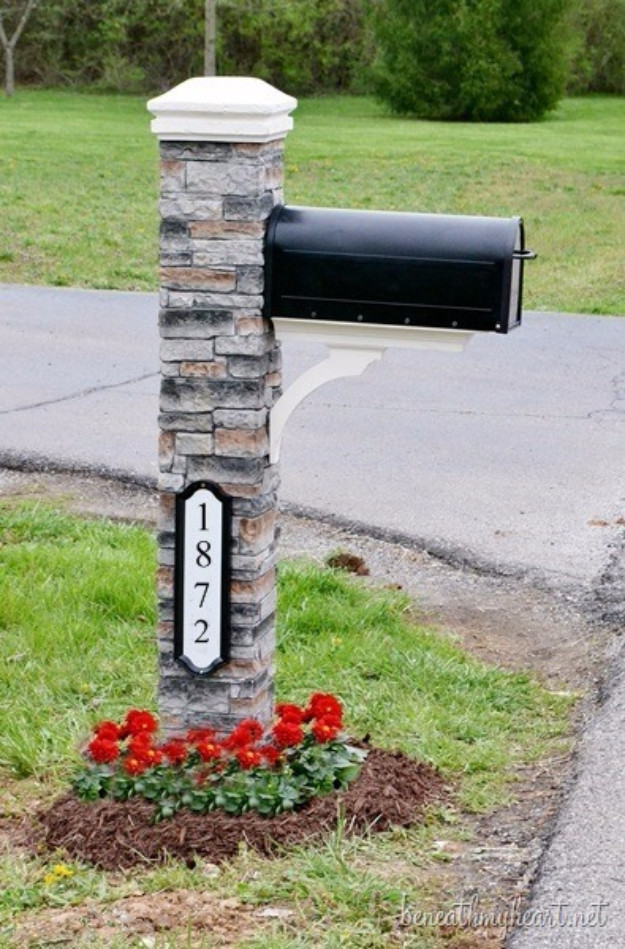Best ideas about DIY Mailbox Post
. Save or Pin 42 DIY Ideas to Increase Curb Appeal Now.
