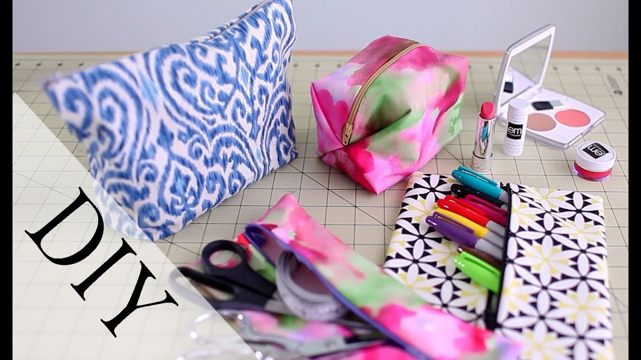 Best ideas about DIY Makeup Bag
. Save or Pin DIY Pencil Case & Makeup Bag No Sew & Sew by ANNEORSHINE Now.