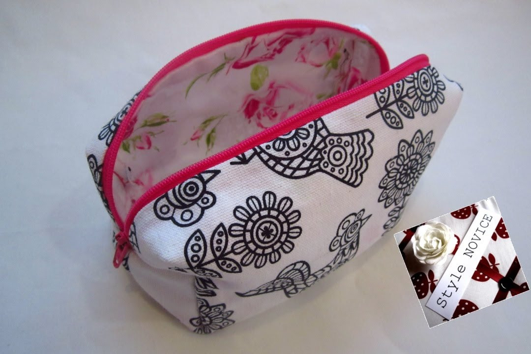 Best ideas about DIY Makeup Bag
. Save or Pin Step by Step Sewing DIY Make Up Bag Now.