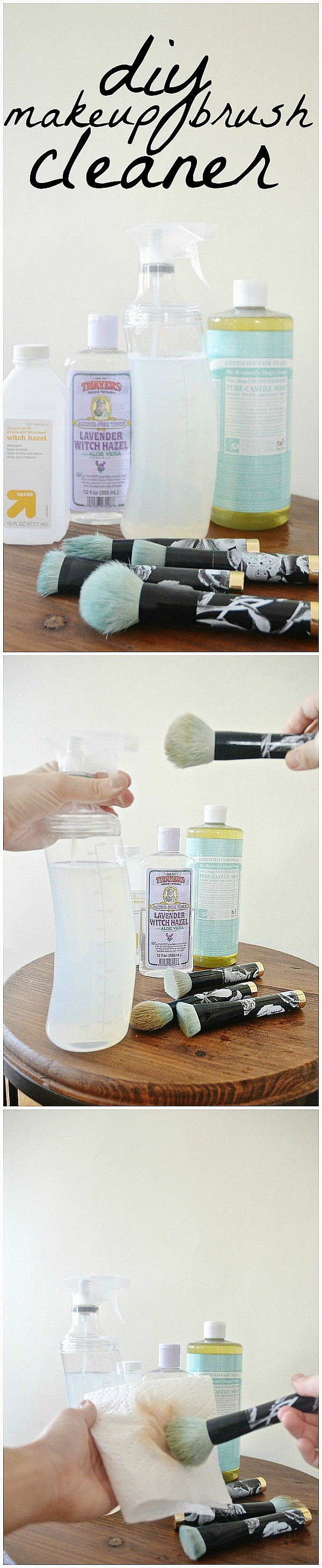 Best ideas about DIY Makeup Brush Cleaner
. Save or Pin DIY Makeup Brush Cleaner Now.