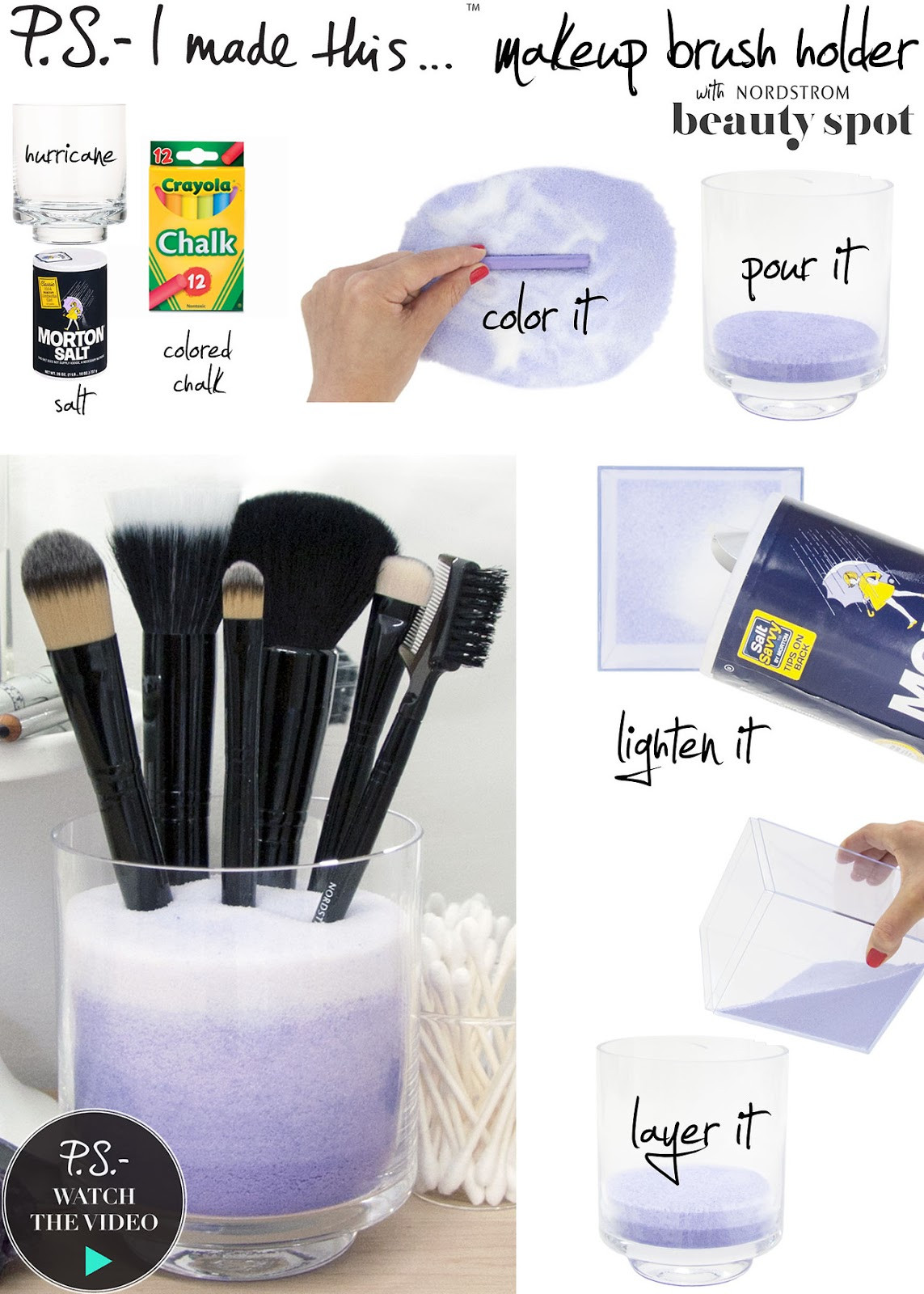 Best ideas about DIY Makeup Brush Holder
. Save or Pin SOBBING ON FIFTH DIY Makeup Brush Holder Now.