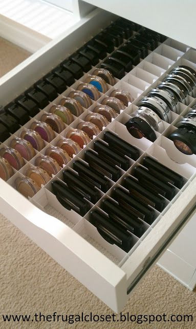 Best ideas about DIY Makeup Drawer Organizer
. Save or Pin DIY Makeup storage with IKEA Alex cabinet Now.