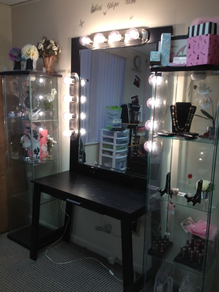 Best ideas about DIY Makeup Lighting
. Save or Pin DIY Vanity make up vanity Now.
