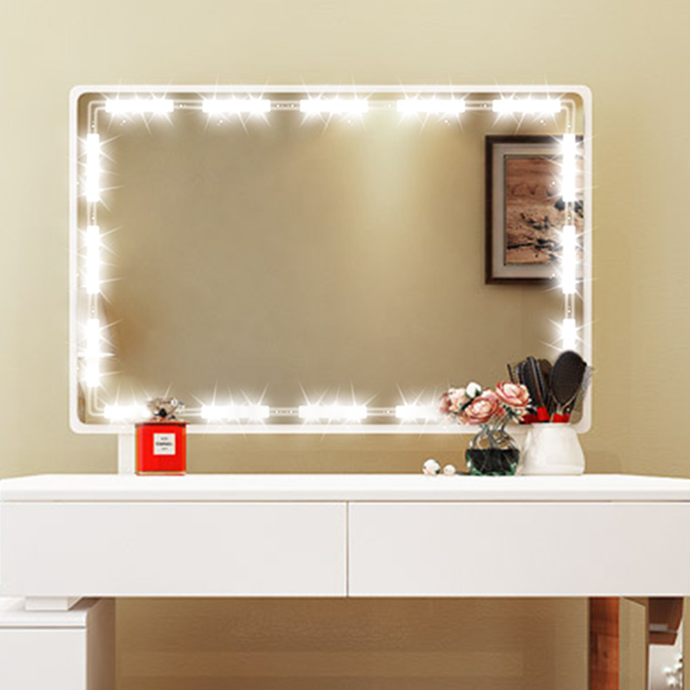 Best ideas about DIY Makeup Mirror With Light
. Save or Pin DIY Hollywood Style LED Mirror Light with Touch Dimmer and Now.