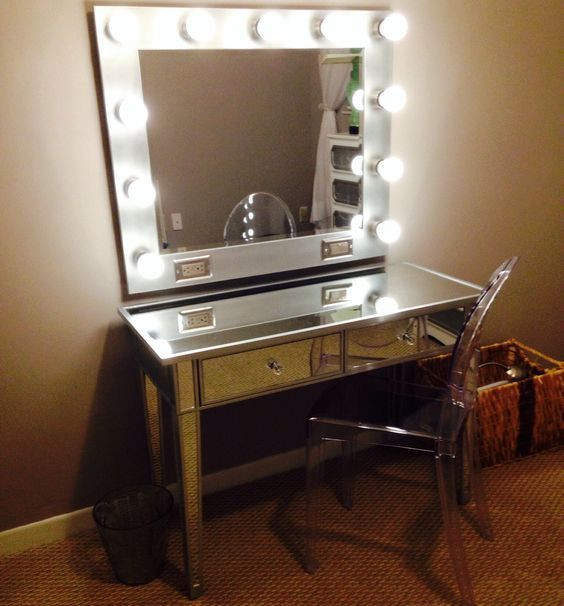 Best ideas about DIY Makeup Mirror With Light
. Save or Pin My DIY Vanity Mirror AFTER with LED lights for a LOT Now.
