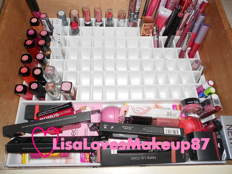 Best ideas about DIY Makeup Organization
. Save or Pin LisaLovesMakeup87 DIY Lipgloss Lipstick Lip Balm Holder Now.