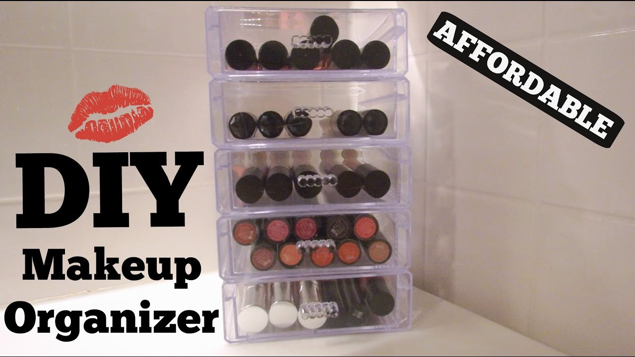 Best ideas about DIY Makeup Organizer Dollar Tree
. Save or Pin DIY Acrylic Makeup Organizer Now.