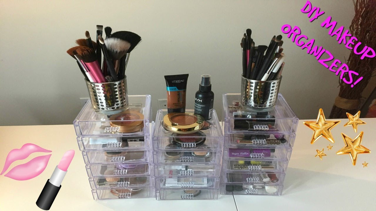 Best ideas about DIY Makeup Organizer Dollar Tree
. Save or Pin DOLLAR TREE DIY ACRYLIC DRAWER ORGANIZERS Now.