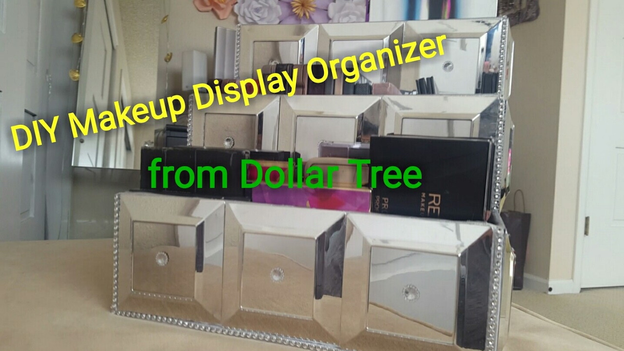 Best ideas about DIY Makeup Organizer Dollar Tree
. Save or Pin Dollar Tree DIY Glamourous Makeup Display Organizer Now.