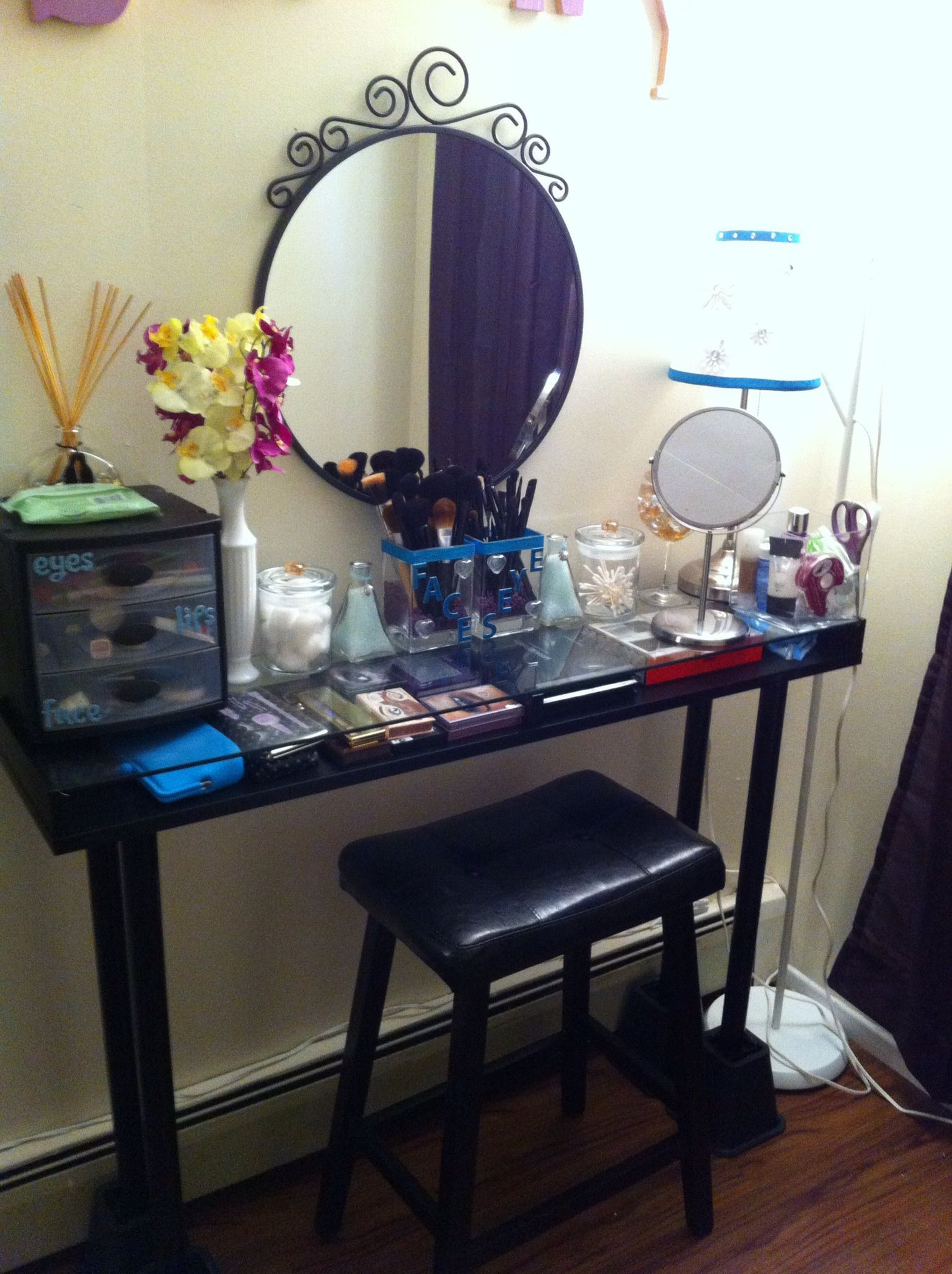 Best ideas about DIY Makeup Table
. Save or Pin When in doubt make your own vanity table Now.