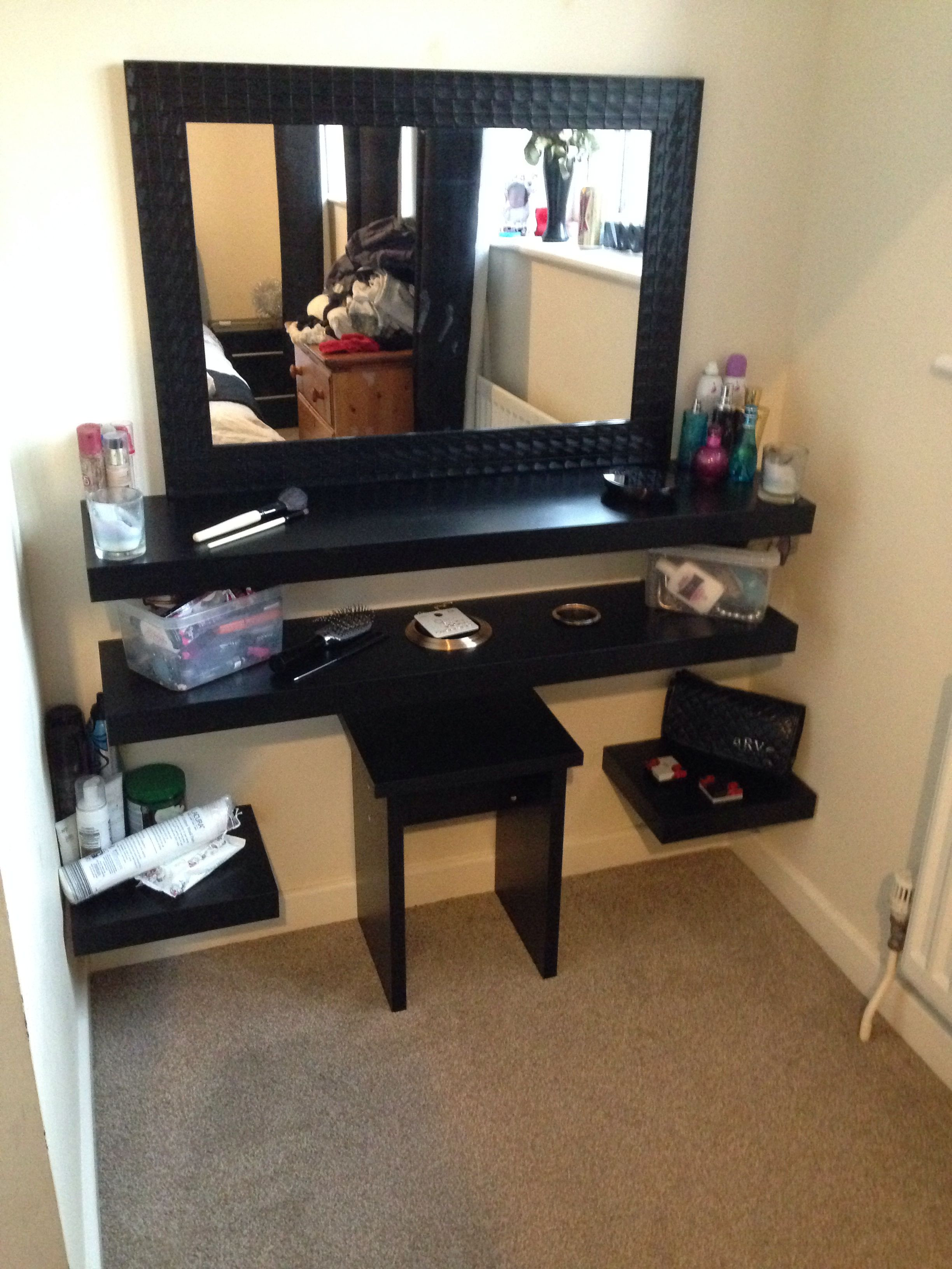 Best ideas about DIY Makeup Table
. Save or Pin DIY dressing table Beauty Room Now.