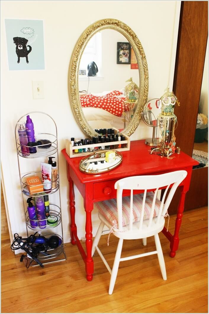 Best ideas about DIY Makeup Tables
. Save or Pin 10 Cool DIY Makeup Vanity Table Ideas Now.