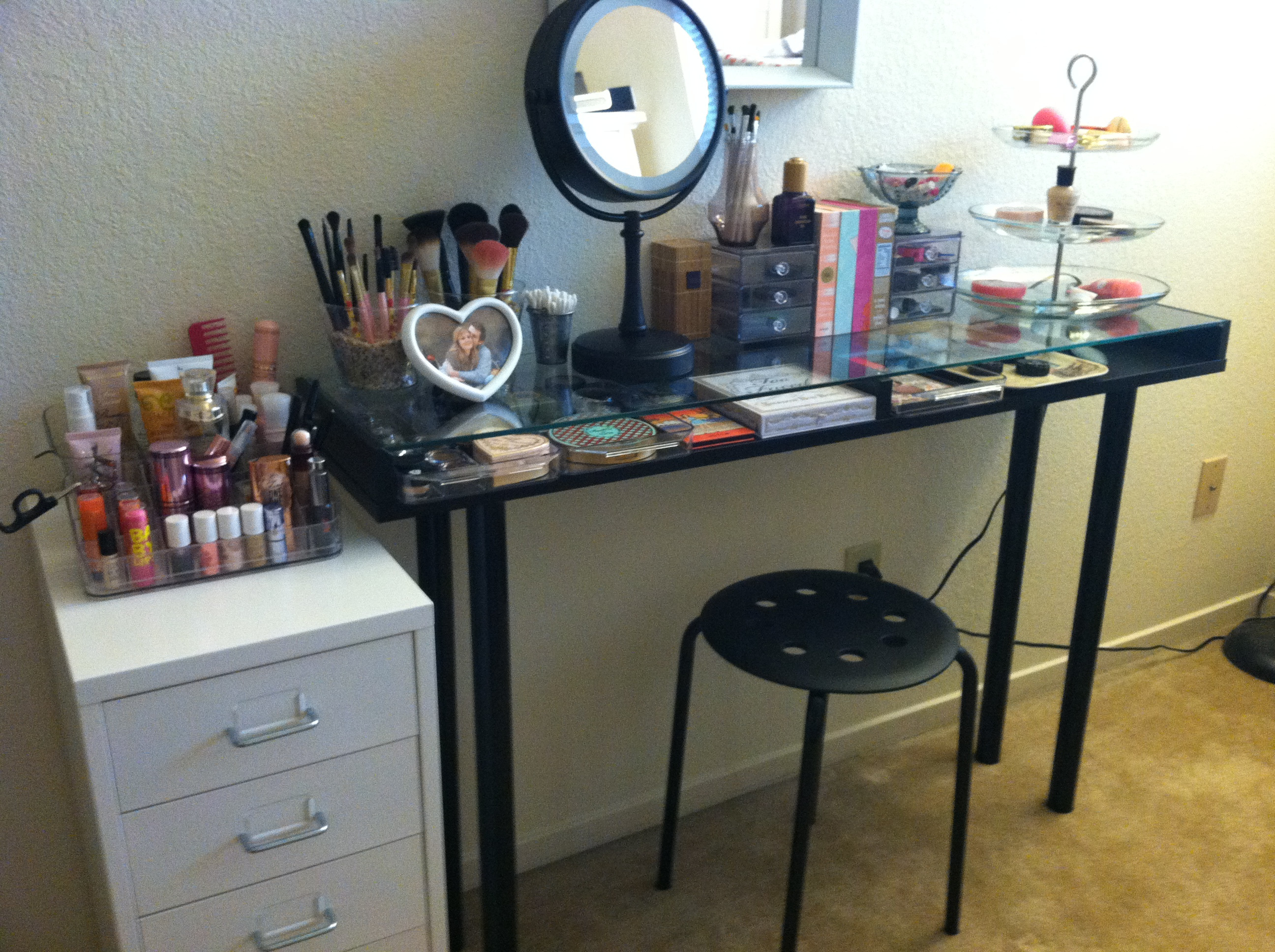 Best ideas about DIY Makeup Tables
. Save or Pin Makeup Storage Ikea DIY Vanity Now.