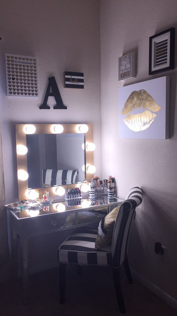 Best ideas about DIY Makeup Vanity Ideas
. Save or Pin 20 Modern DIY Makeup Organizers With Romantic Feel Now.