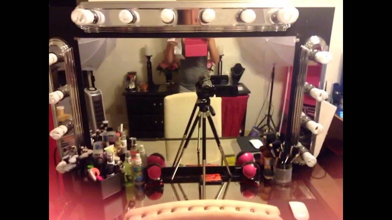 Best ideas about DIY Makeup Vanity Lighting
. Save or Pin DIY Makeup Vanity With Lighting Now.