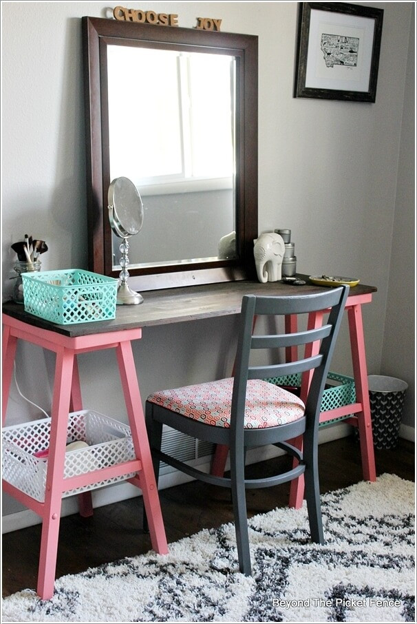 Best ideas about DIY Makeup Vanity Plans
. Save or Pin 10 Cool DIY Makeup Vanity Table Ideas Now.