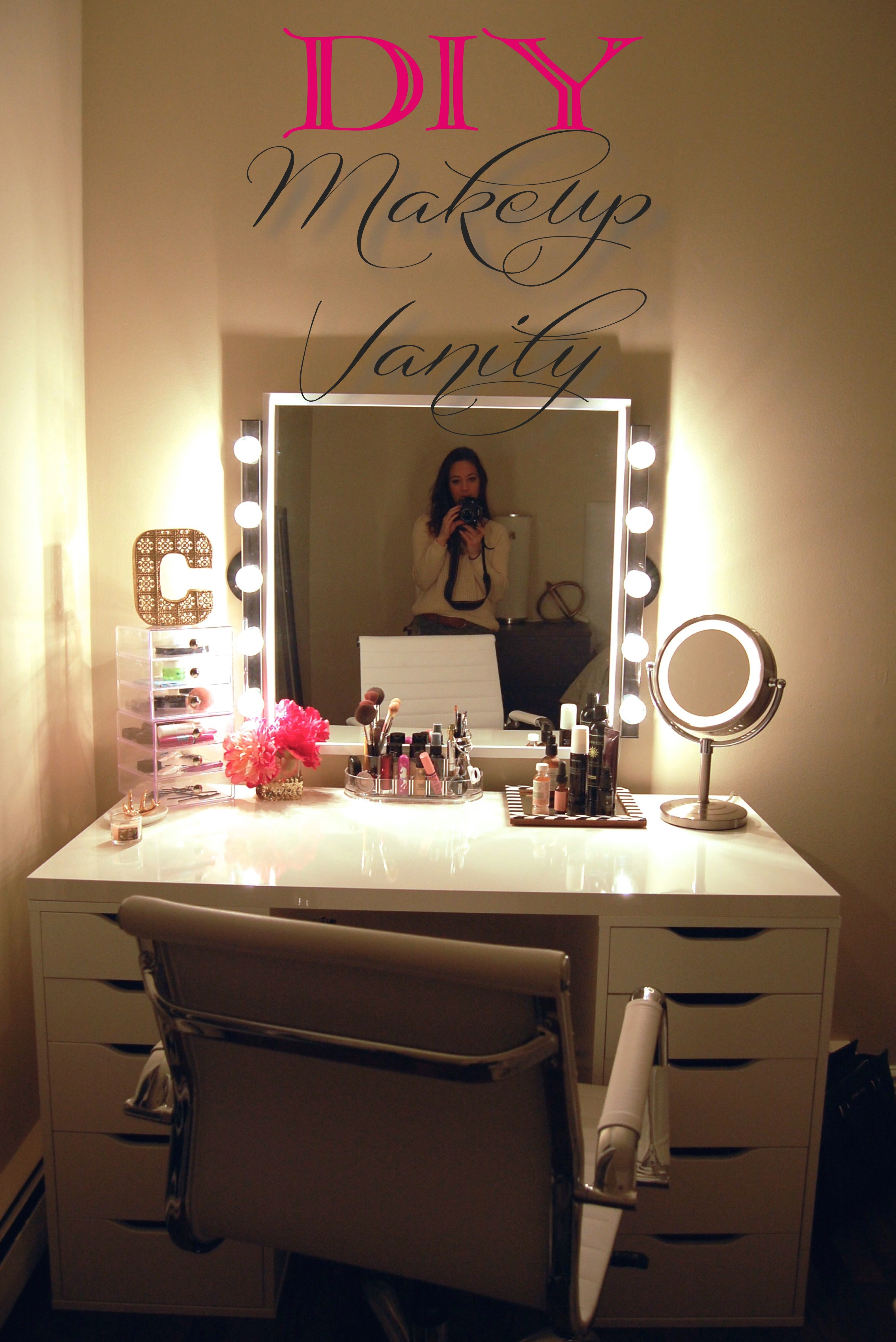 Best ideas about DIY Makeup Vanity Plans
. Save or Pin DIY Makeup Vanity – Made2Style Now.